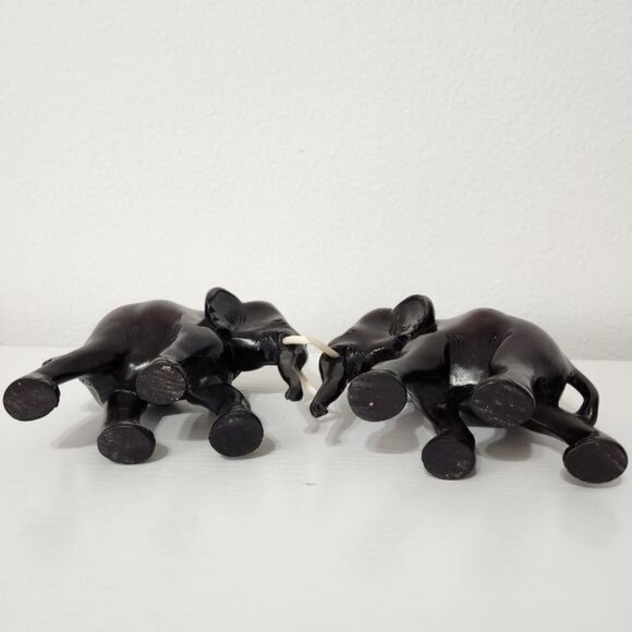 Elephant Resin Cute Lucky Figurines Statue Sculpture Art Home Decor - Picture 14 of 15